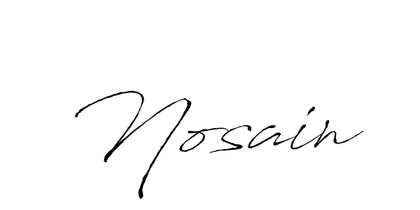 if you are searching for the best signature style for your name Nosain. so please give up your signature search. here we have designed multiple signature styles  using Antro_Vectra. Nosain signature style 6 images and pictures png