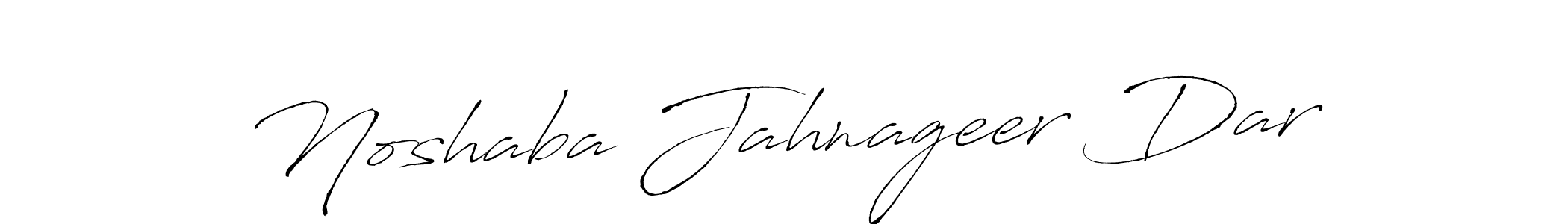 Also we have Noshaba Jahnageer Dar name is the best signature style. Create professional handwritten signature collection using Antro_Vectra autograph style. Noshaba Jahnageer Dar signature style 6 images and pictures png