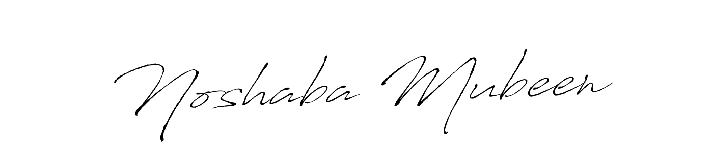 Also we have Noshaba Mubeen name is the best signature style. Create professional handwritten signature collection using Antro_Vectra autograph style. Noshaba Mubeen signature style 6 images and pictures png