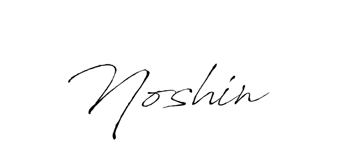 Design your own signature with our free online signature maker. With this signature software, you can create a handwritten (Antro_Vectra) signature for name Noshin . Noshin  signature style 6 images and pictures png