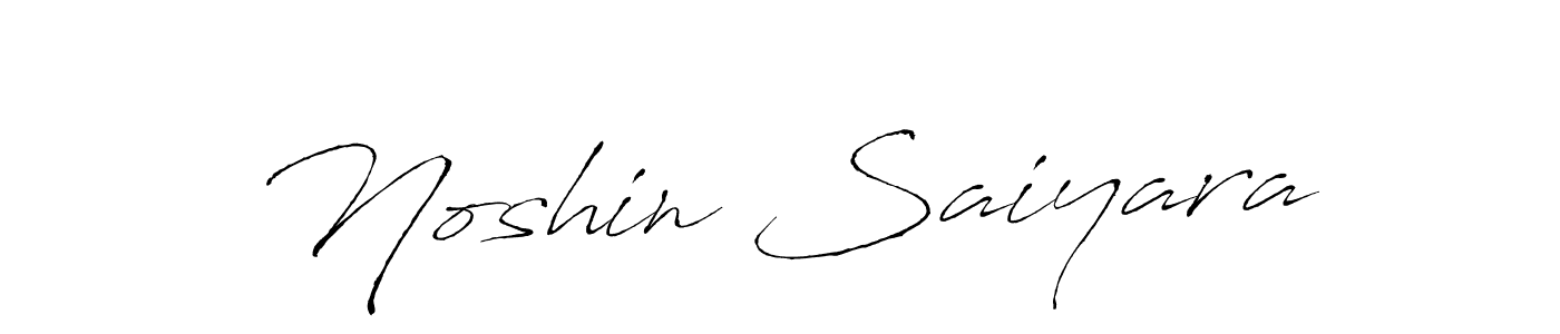 How to make Noshin Saiyara name signature. Use Antro_Vectra style for creating short signs online. This is the latest handwritten sign. Noshin Saiyara signature style 6 images and pictures png