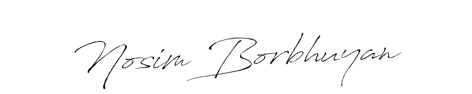 if you are searching for the best signature style for your name Nosim Borbhuyan. so please give up your signature search. here we have designed multiple signature styles  using Antro_Vectra. Nosim Borbhuyan signature style 6 images and pictures png