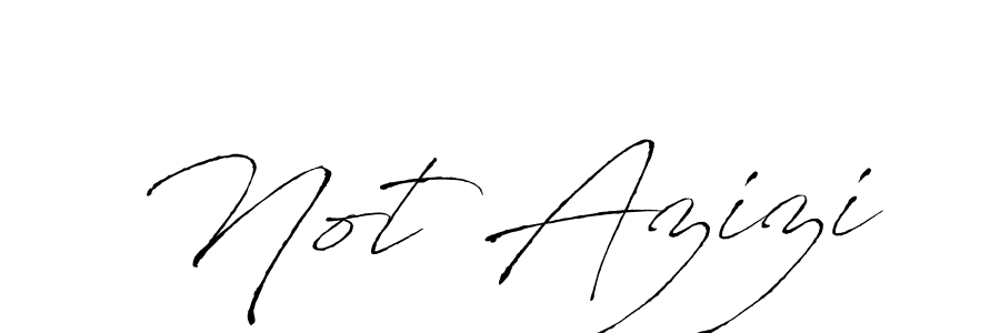 Design your own signature with our free online signature maker. With this signature software, you can create a handwritten (Antro_Vectra) signature for name Not Azizi. Not Azizi signature style 6 images and pictures png