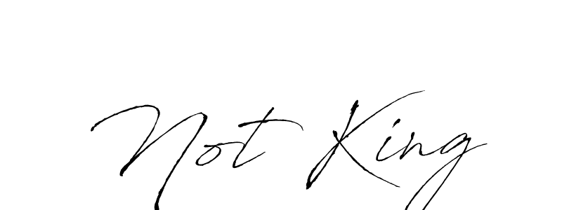 Design your own signature with our free online signature maker. With this signature software, you can create a handwritten (Antro_Vectra) signature for name Not King. Not King signature style 6 images and pictures png