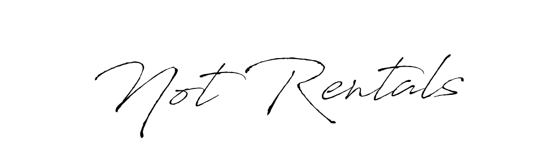 Once you've used our free online signature maker to create your best signature Antro_Vectra style, it's time to enjoy all of the benefits that Not Rentals name signing documents. Not Rentals signature style 6 images and pictures png