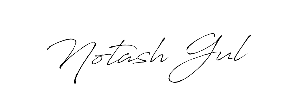 This is the best signature style for the Notash Gul name. Also you like these signature font (Antro_Vectra). Mix name signature. Notash Gul signature style 6 images and pictures png