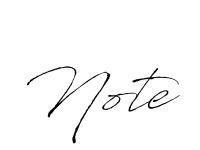 Design your own signature with our free online signature maker. With this signature software, you can create a handwritten (Antro_Vectra) signature for name Note. Note signature style 6 images and pictures png