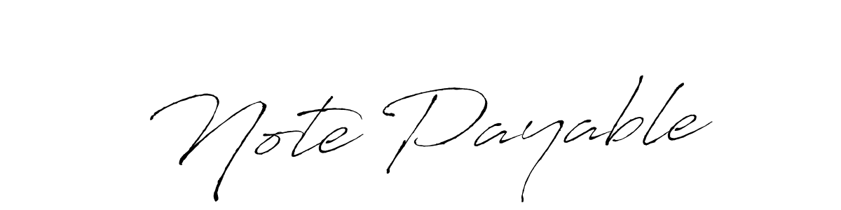 Once you've used our free online signature maker to create your best signature Antro_Vectra style, it's time to enjoy all of the benefits that Note Payable name signing documents. Note Payable signature style 6 images and pictures png