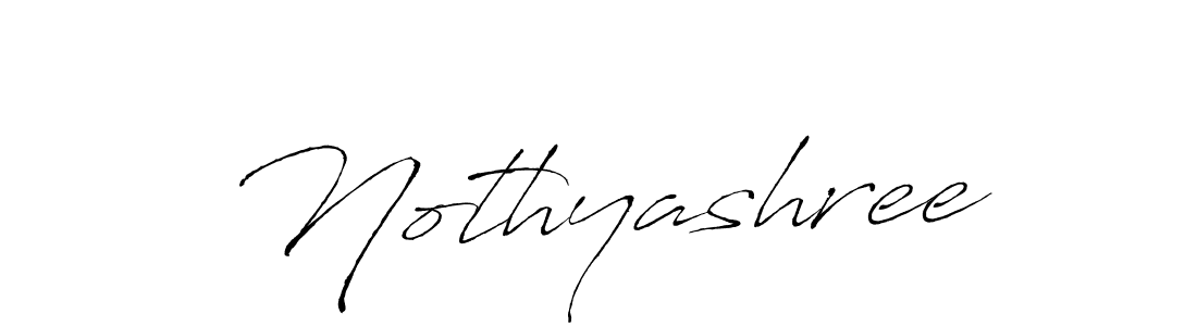 How to make Nothyashree signature? Antro_Vectra is a professional autograph style. Create handwritten signature for Nothyashree name. Nothyashree signature style 6 images and pictures png