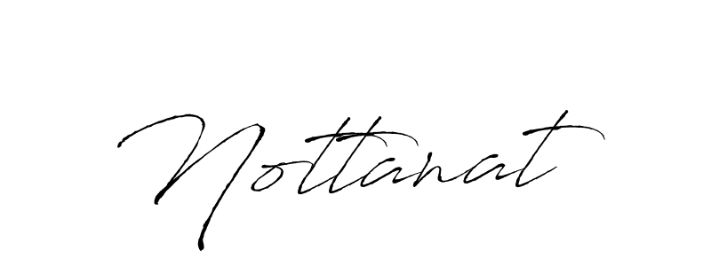 Make a beautiful signature design for name Nottanat. With this signature (Antro_Vectra) style, you can create a handwritten signature for free. Nottanat signature style 6 images and pictures png