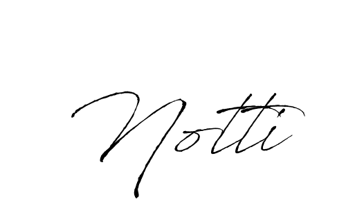 Antro_Vectra is a professional signature style that is perfect for those who want to add a touch of class to their signature. It is also a great choice for those who want to make their signature more unique. Get Notti name to fancy signature for free. Notti signature style 6 images and pictures png
