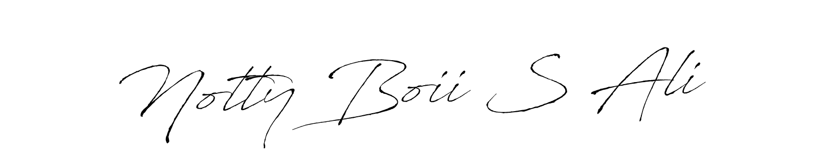 See photos of Notty Boii S Ali official signature by Spectra . Check more albums & portfolios. Read reviews & check more about Antro_Vectra font. Notty Boii S Ali signature style 6 images and pictures png