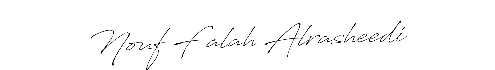 It looks lik you need a new signature style for name Nouf Falah Alrasheedi. Design unique handwritten (Antro_Vectra) signature with our free signature maker in just a few clicks. Nouf Falah Alrasheedi signature style 6 images and pictures png