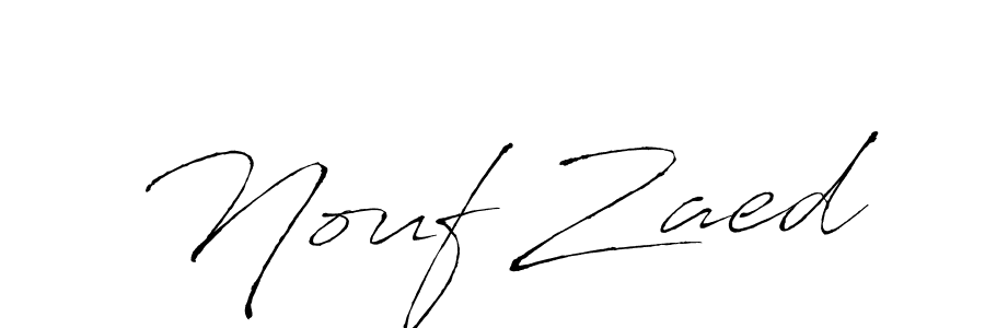 Best and Professional Signature Style for Nouf Zaed. Antro_Vectra Best Signature Style Collection. Nouf Zaed signature style 6 images and pictures png