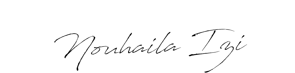 Make a short Nouhaila Izi signature style. Manage your documents anywhere anytime using Antro_Vectra. Create and add eSignatures, submit forms, share and send files easily. Nouhaila Izi signature style 6 images and pictures png