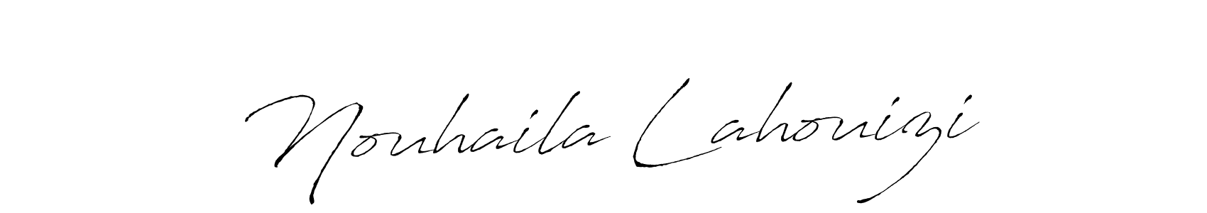 Nouhaila Lahouizi stylish signature style. Best Handwritten Sign (Antro_Vectra) for my name. Handwritten Signature Collection Ideas for my name Nouhaila Lahouizi. Nouhaila Lahouizi signature style 6 images and pictures png