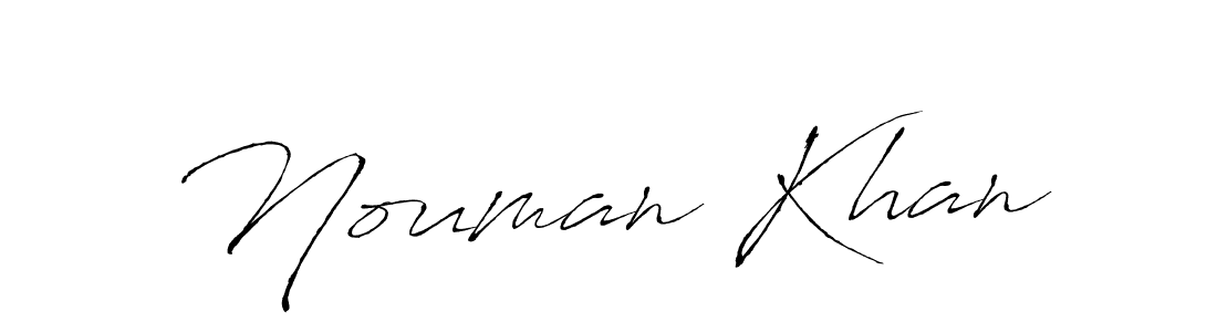 Create a beautiful signature design for name Nouman Khan. With this signature (Antro_Vectra) fonts, you can make a handwritten signature for free. Nouman Khan signature style 6 images and pictures png
