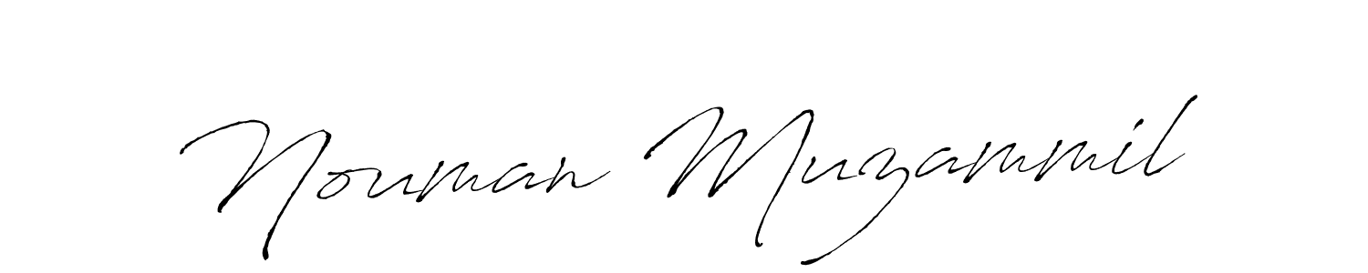 Create a beautiful signature design for name Nouman Muzammil. With this signature (Antro_Vectra) fonts, you can make a handwritten signature for free. Nouman Muzammil signature style 6 images and pictures png