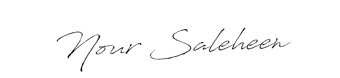 Make a beautiful signature design for name Nour Saleheen. Use this online signature maker to create a handwritten signature for free. Nour Saleheen signature style 6 images and pictures png