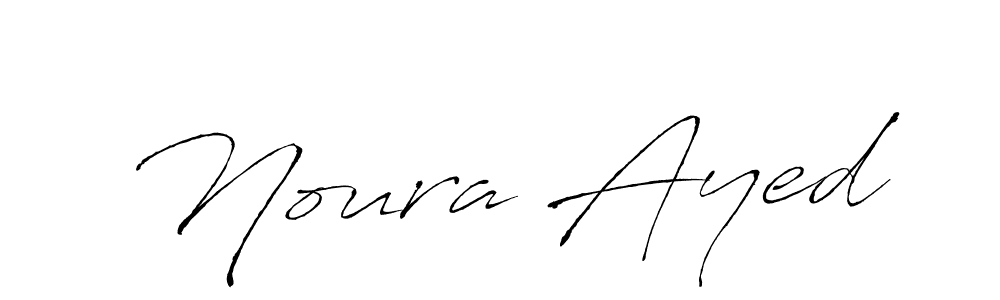 Noura Ayed stylish signature style. Best Handwritten Sign (Antro_Vectra) for my name. Handwritten Signature Collection Ideas for my name Noura Ayed. Noura Ayed signature style 6 images and pictures png