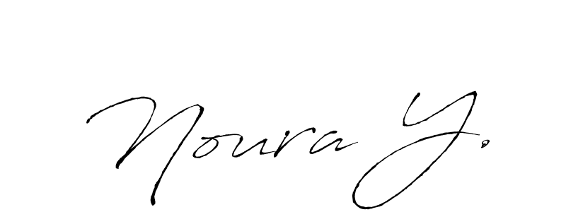 Design your own signature with our free online signature maker. With this signature software, you can create a handwritten (Antro_Vectra) signature for name Noura Y.. Noura Y. signature style 6 images and pictures png