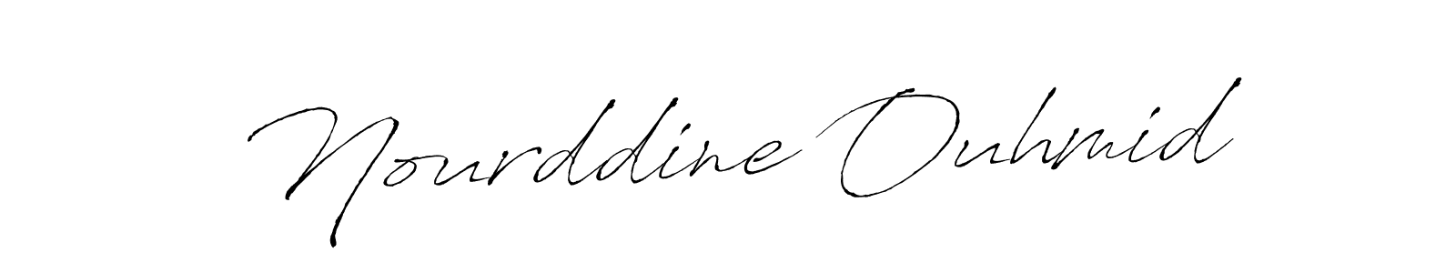 Also we have Nourddine Ouhmid name is the best signature style. Create professional handwritten signature collection using Antro_Vectra autograph style. Nourddine Ouhmid signature style 6 images and pictures png