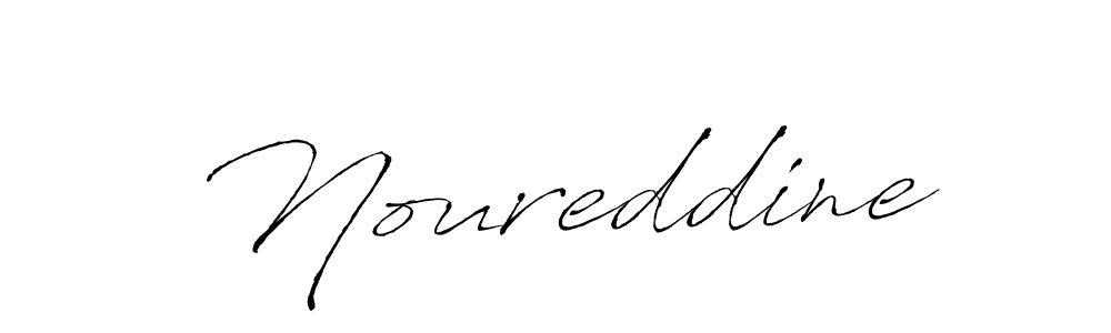 Also we have Noureddine name is the best signature style. Create professional handwritten signature collection using Antro_Vectra autograph style. Noureddine signature style 6 images and pictures png