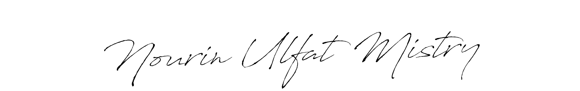 Make a beautiful signature design for name Nourin Ulfat Mistry. Use this online signature maker to create a handwritten signature for free. Nourin Ulfat Mistry signature style 6 images and pictures png