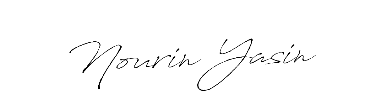 Make a beautiful signature design for name Nourin Yasin. With this signature (Antro_Vectra) style, you can create a handwritten signature for free. Nourin Yasin signature style 6 images and pictures png