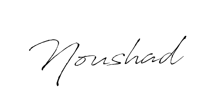 Create a beautiful signature design for name Noushad. With this signature (Antro_Vectra) fonts, you can make a handwritten signature for free. Noushad signature style 6 images and pictures png