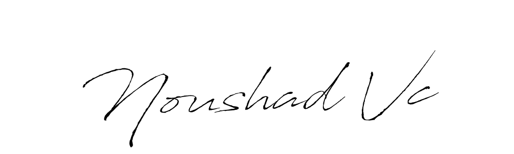 You should practise on your own different ways (Antro_Vectra) to write your name (Noushad Vc) in signature. don't let someone else do it for you. Noushad Vc signature style 6 images and pictures png