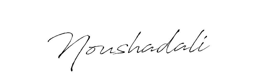 Create a beautiful signature design for name Noushadali. With this signature (Antro_Vectra) fonts, you can make a handwritten signature for free. Noushadali signature style 6 images and pictures png