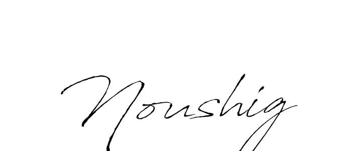 How to make Noushig signature? Antro_Vectra is a professional autograph style. Create handwritten signature for Noushig name. Noushig signature style 6 images and pictures png