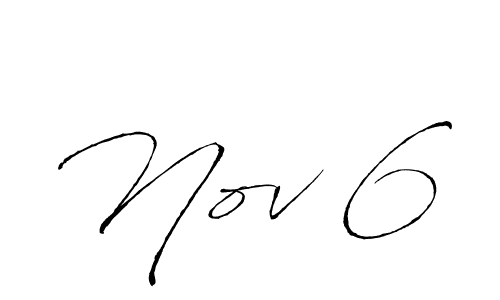 Also we have Nov 6 name is the best signature style. Create professional handwritten signature collection using Antro_Vectra autograph style. Nov 6 signature style 6 images and pictures png