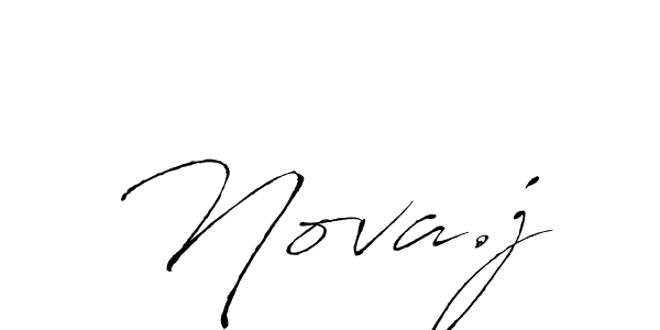 How to Draw Nova.j signature style? Antro_Vectra is a latest design signature styles for name Nova.j. Nova.j signature style 6 images and pictures png