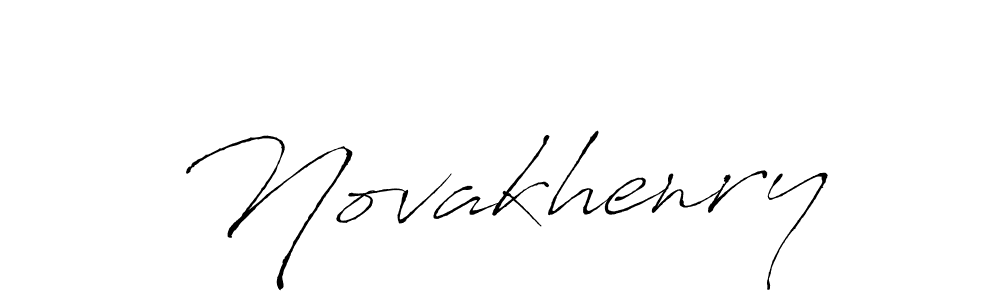 Novakhenry stylish signature style. Best Handwritten Sign (Antro_Vectra) for my name. Handwritten Signature Collection Ideas for my name Novakhenry. Novakhenry signature style 6 images and pictures png