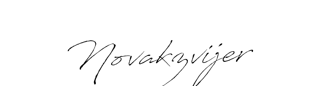 Create a beautiful signature design for name Novakzvijer. With this signature (Antro_Vectra) fonts, you can make a handwritten signature for free. Novakzvijer signature style 6 images and pictures png