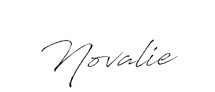 Novalie stylish signature style. Best Handwritten Sign (Antro_Vectra) for my name. Handwritten Signature Collection Ideas for my name Novalie. Novalie signature style 6 images and pictures png