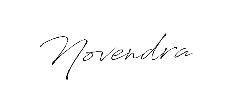 Design your own signature with our free online signature maker. With this signature software, you can create a handwritten (Antro_Vectra) signature for name Novendra. Novendra signature style 6 images and pictures png