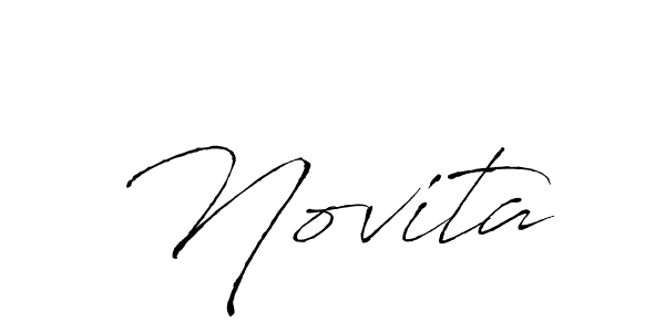 Use a signature maker to create a handwritten signature online. With this signature software, you can design (Antro_Vectra) your own signature for name Novita. Novita signature style 6 images and pictures png