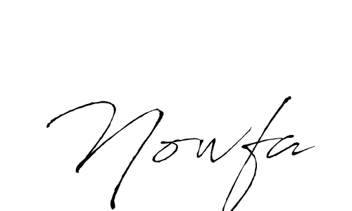 How to make Nowfa signature? Antro_Vectra is a professional autograph style. Create handwritten signature for Nowfa name. Nowfa signature style 6 images and pictures png