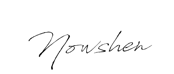 Also You can easily find your signature by using the search form. We will create Nowshen name handwritten signature images for you free of cost using Antro_Vectra sign style. Nowshen signature style 6 images and pictures png