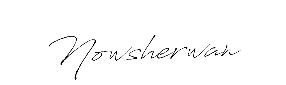 Create a beautiful signature design for name Nowsherwan. With this signature (Antro_Vectra) fonts, you can make a handwritten signature for free. Nowsherwan signature style 6 images and pictures png