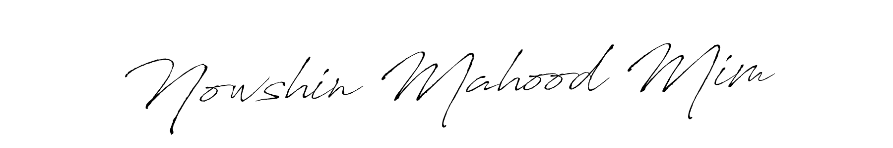 You can use this online signature creator to create a handwritten signature for the name Nowshin Mahood Mim. This is the best online autograph maker. Nowshin Mahood Mim signature style 6 images and pictures png