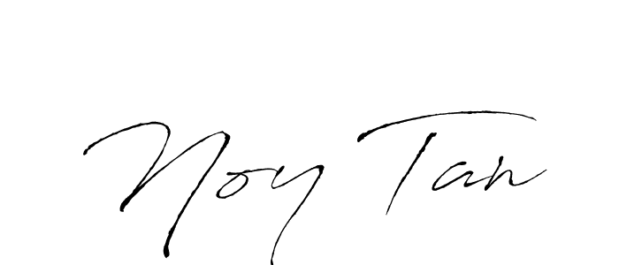 Noy Tan stylish signature style. Best Handwritten Sign (Antro_Vectra) for my name. Handwritten Signature Collection Ideas for my name Noy Tan. Noy Tan signature style 6 images and pictures png