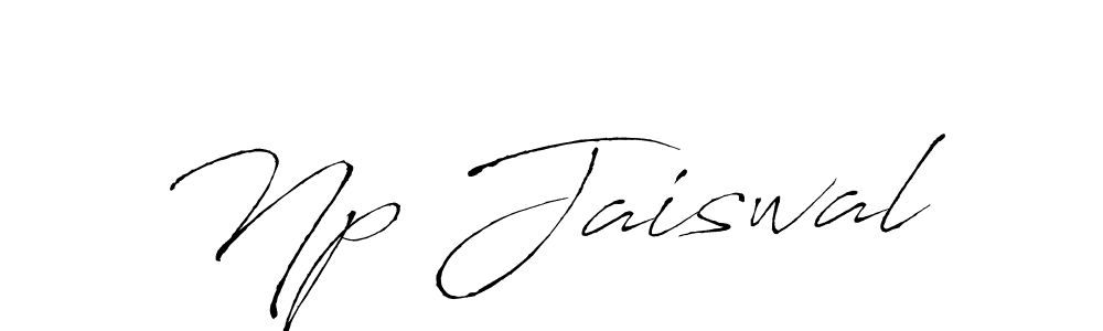 Create a beautiful signature design for name Np Jaiswal. With this signature (Antro_Vectra) fonts, you can make a handwritten signature for free. Np Jaiswal signature style 6 images and pictures png