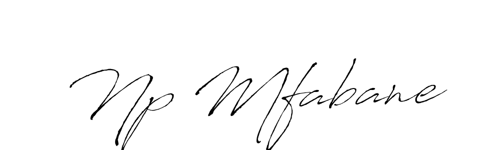 Np Mfabane stylish signature style. Best Handwritten Sign (Antro_Vectra) for my name. Handwritten Signature Collection Ideas for my name Np Mfabane. Np Mfabane signature style 6 images and pictures png