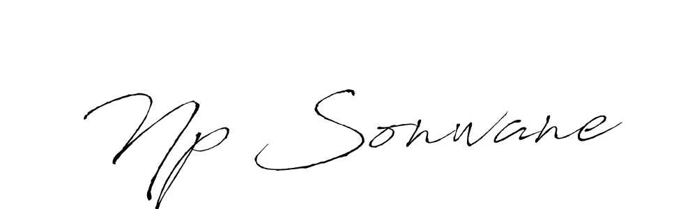 You should practise on your own different ways (Antro_Vectra) to write your name (Np Sonwane) in signature. don't let someone else do it for you. Np Sonwane signature style 6 images and pictures png