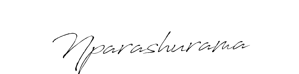 Design your own signature with our free online signature maker. With this signature software, you can create a handwritten (Antro_Vectra) signature for name Nparashurama. Nparashurama signature style 6 images and pictures png