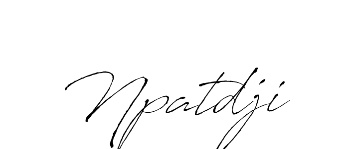 How to Draw Npatdji signature style? Antro_Vectra is a latest design signature styles for name Npatdji. Npatdji signature style 6 images and pictures png